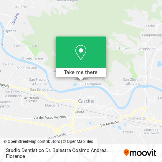 Studio Dentistico Dr. Balestra Cosimo Andrea map