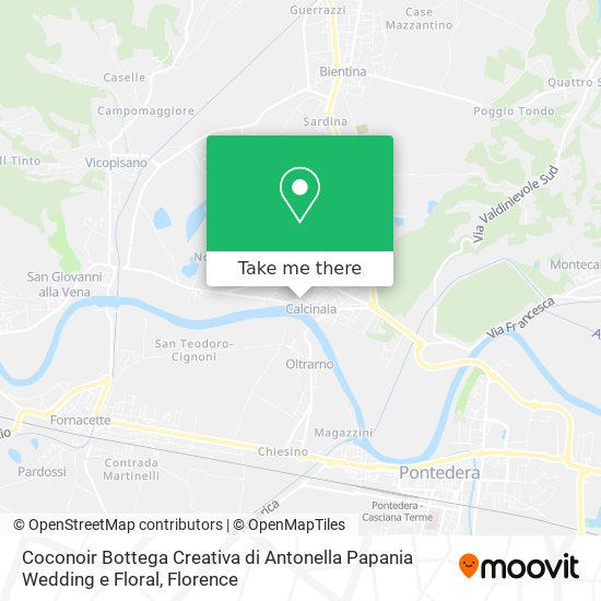 Coconoir Bottega Creativa di Antonella Papania Wedding e Floral map