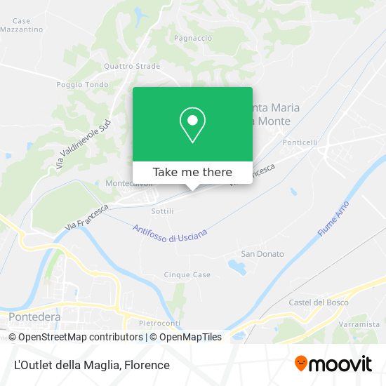 L'Outlet della Maglia map