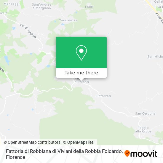 Fattoria di Robbiana di Viviani della Robbia Folcardo map