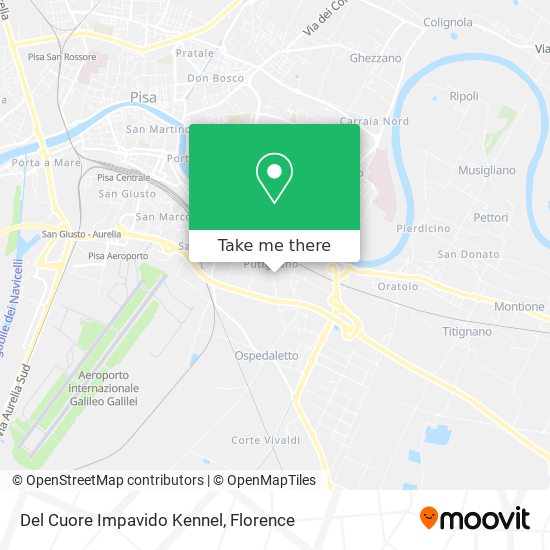 Del Cuore Impavido Kennel map