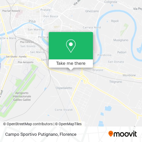 Campo Sportivo Putignano map