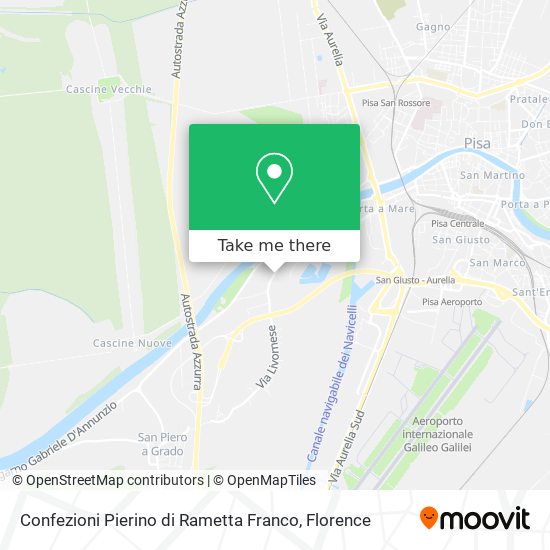 Confezioni Pierino di Rametta Franco map