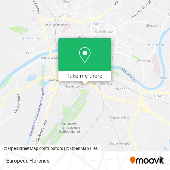 Europcar map