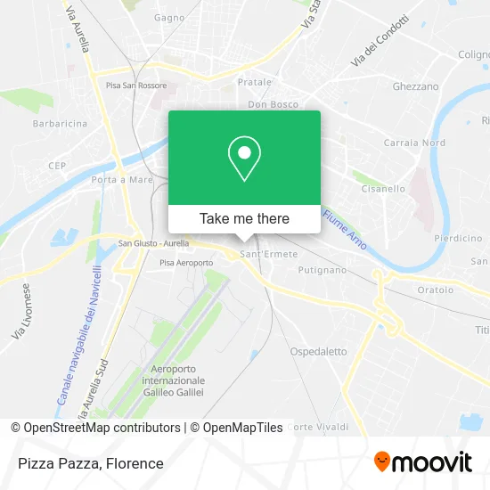 Pizza Pazza map