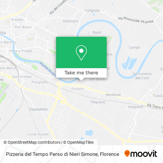 Pizzeria del Tempo Perso di Nieri Simone map