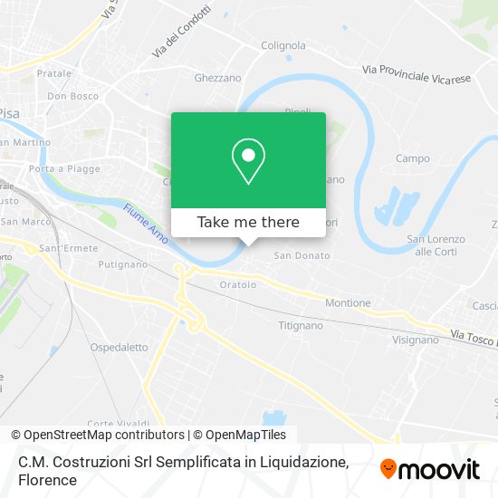 C.M. Costruzioni Srl Semplificata in Liquidazione map