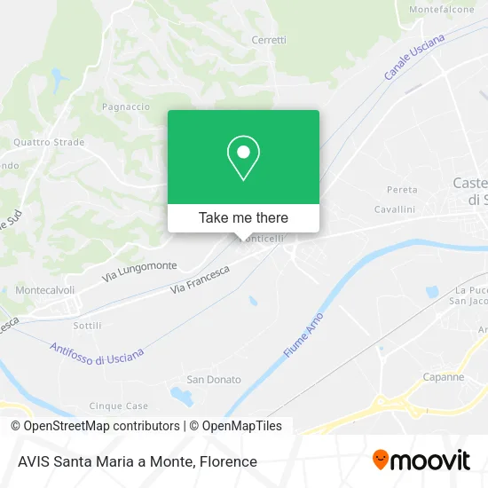AVIS Santa Maria a Monte map