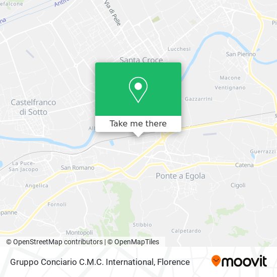 Gruppo Conciario C.M.C. International map