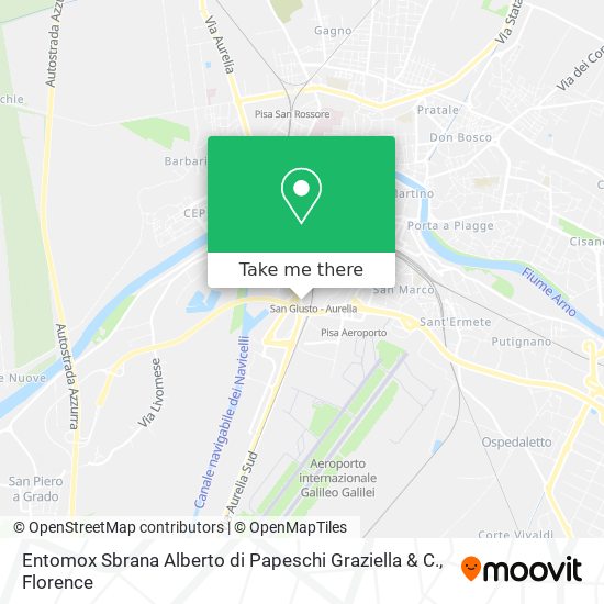 Entomox Sbrana Alberto di Papeschi Graziella & C. map