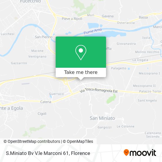 S.Miniato Bv V.le Marconi 61 map