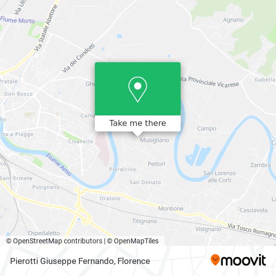 Pierotti Giuseppe Fernando map