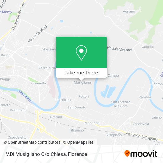 V.Di Musigliano C/o Chiesa map