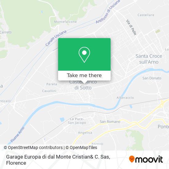 Garage Europa di dal Monte Cristian& C. Sas map