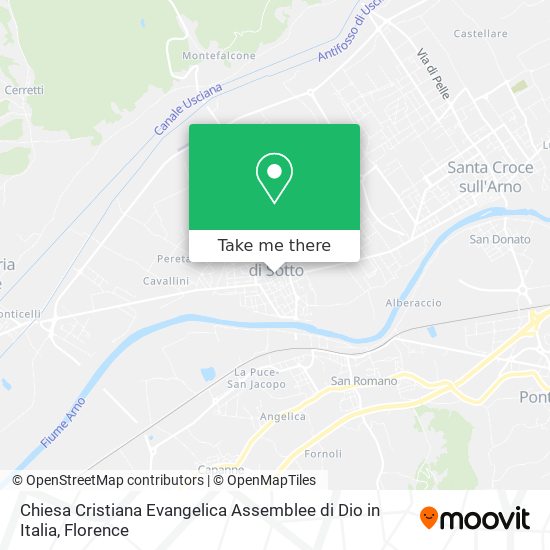 Chiesa Cristiana Evangelica Assemblee di Dio in Italia map