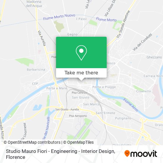 Studio Mauro Fiori - Engineering - Interior Design map