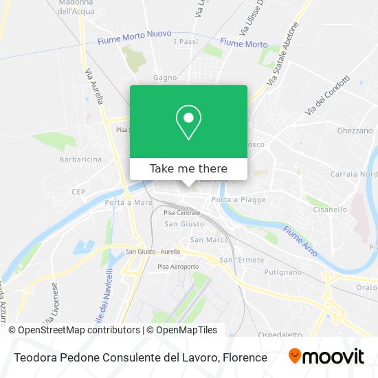 Teodora Pedone Consulente del Lavoro map
