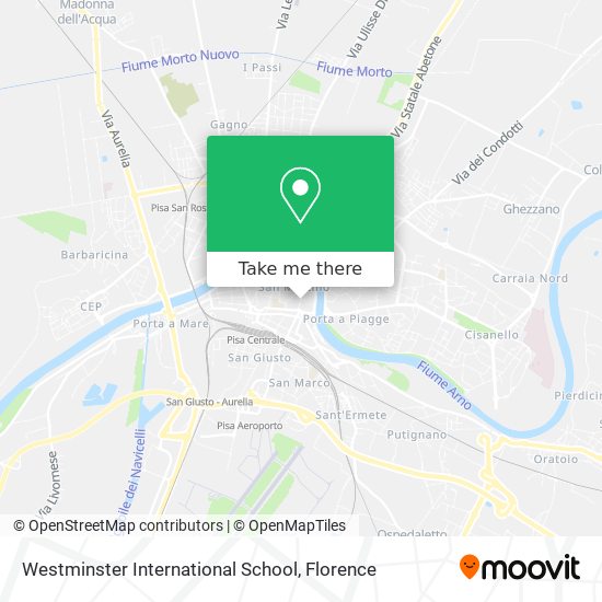 Westminster International School map