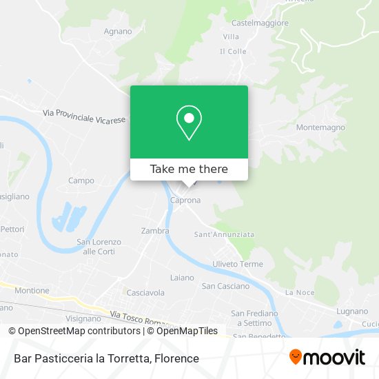 Bar Pasticceria la Torretta map