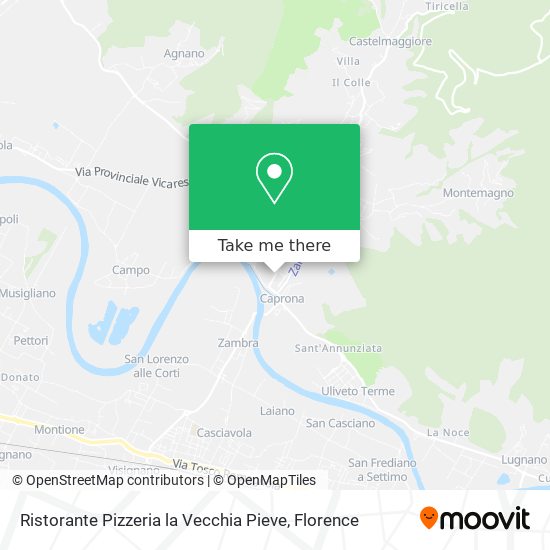 Ristorante Pizzeria la Vecchia Pieve map