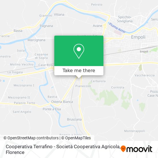 Cooperativa Terrafino - Società Cooperativa Agricola map