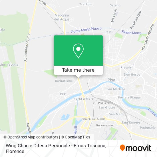 Wing Chun e Difesa Personale - Emas Toscana map