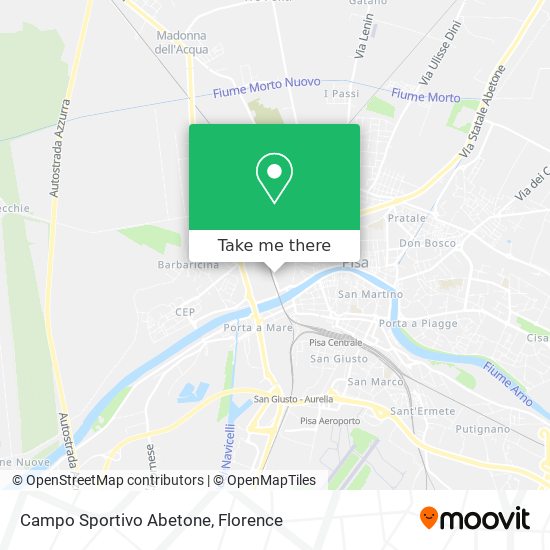 Campo Sportivo Abetone map