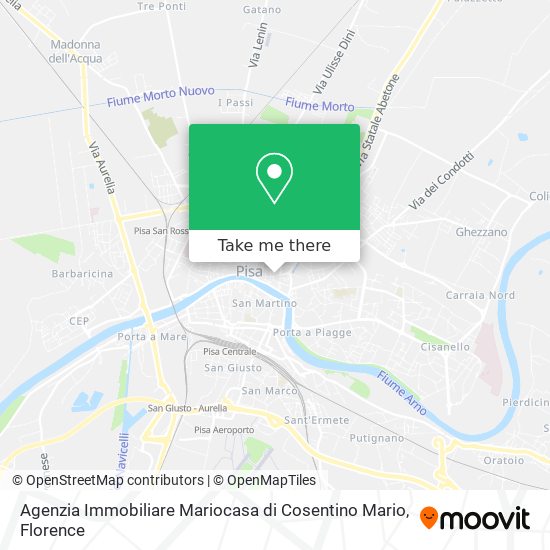 Agenzia Immobiliare Mariocasa di Cosentino Mario map