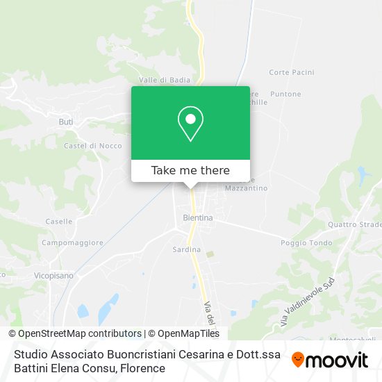 Studio Associato Buoncristiani Cesarina e Dott.ssa Battini Elena Consu map