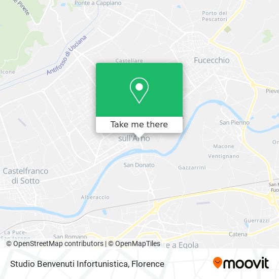 Studio Benvenuti Infortunistica map