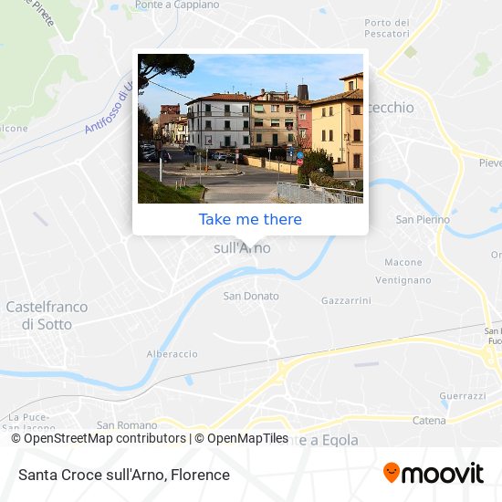 Santa Croce sull'Arno map