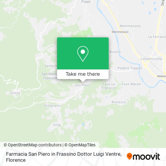 Farmacia San Piero in Frassino Dottor Luigi Ventre map