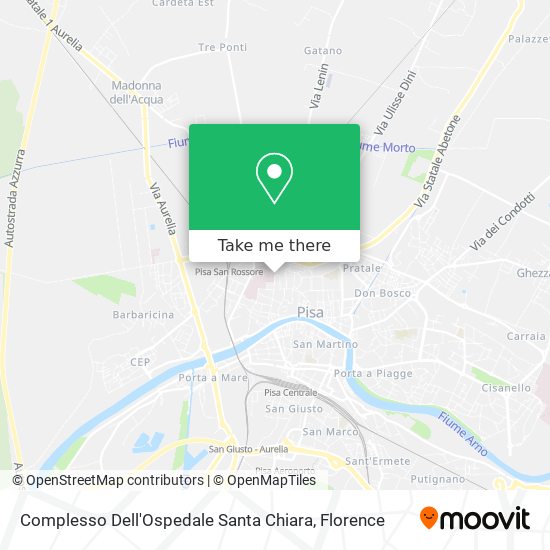 Complesso Dell'Ospedale Santa Chiara map