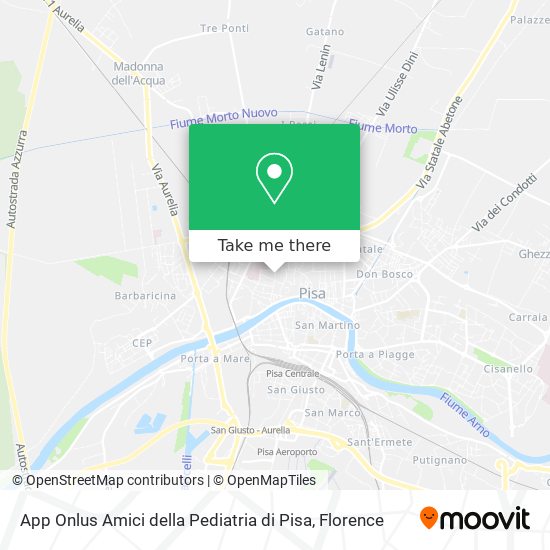 App Onlus Amici della Pediatria di Pisa map