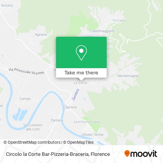 Circolo la Corte Bar-Pizzeria-Braceria map