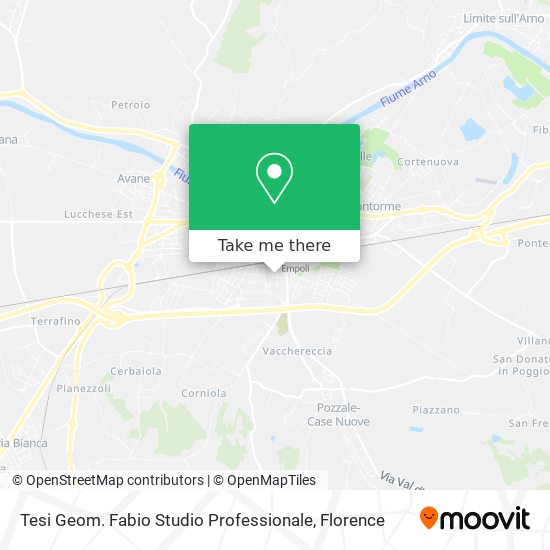 Tesi Geom. Fabio Studio Professionale map