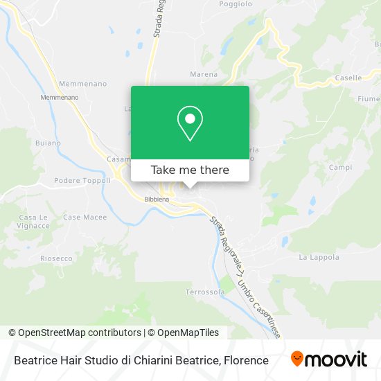Beatrice Hair Studio di Chiarini Beatrice map