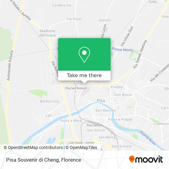 Pisa Souvenir di Cheng map