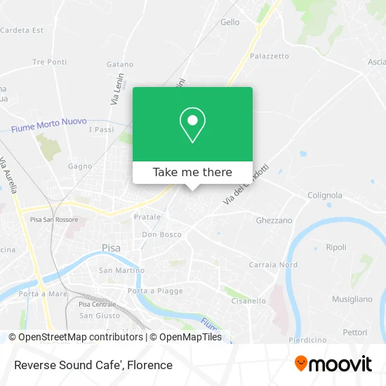 Reverse Sound Cafe' map