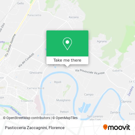 Pasticceria Zaccagnini map