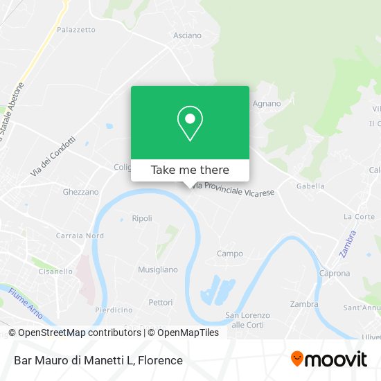 Bar Mauro di Manetti L map