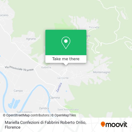 Mariella Confezioni di Fabbrini Roberto Orilio map