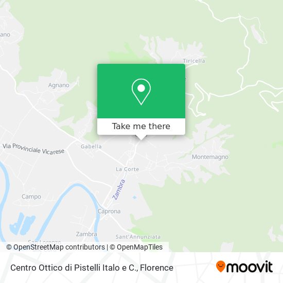 Centro Ottico di Pistelli Italo e C. map