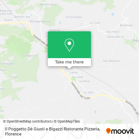 Il Poggetto Dè Giusti e Bigazzi Ristorante Pizzeria map