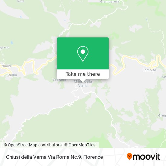 Chiusi della Verna Via Roma Nc.9 map
