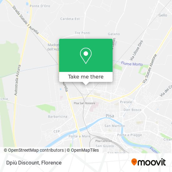 Dpiù Discount map