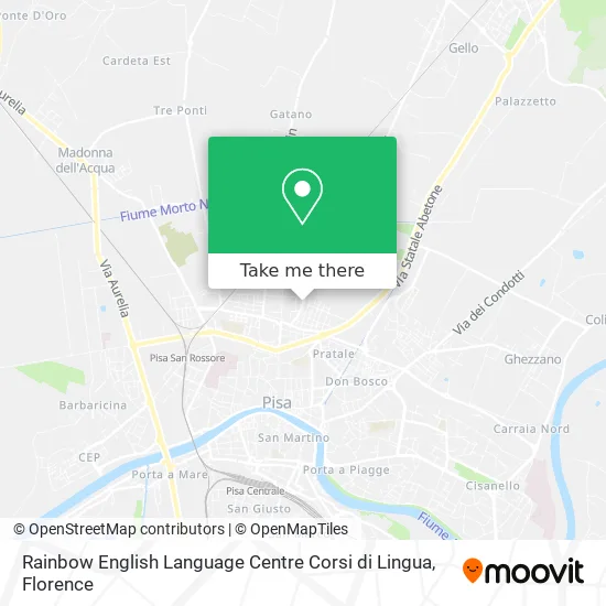 Rainbow English Language Centre Corsi di Lingua map