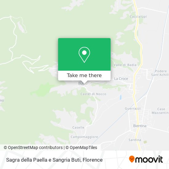 Sagra della Paella e Sangria Buti map