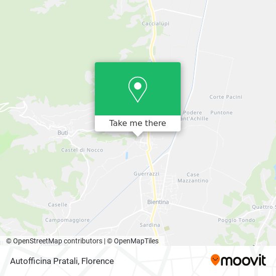 Autofficina Pratali map