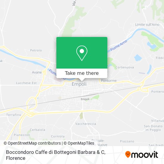 Boccondoro Caffe di Bottegoni Barbara & C map